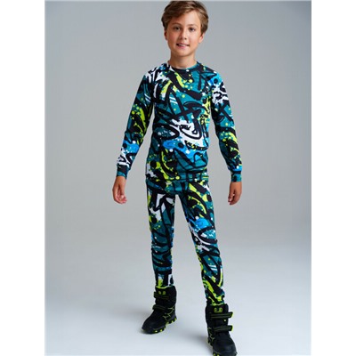 Термокомплект трикотажный для мальчиков: брюки, толстовка