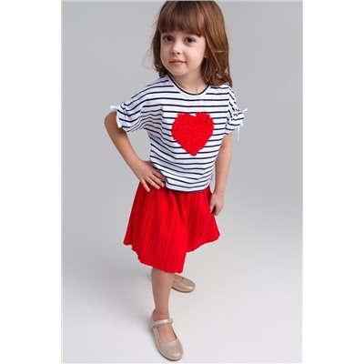 Джемпер трикотажный для девочек (футболка) PLAYTODAY, 1122502