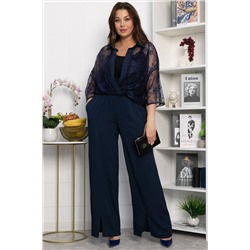 Костюм Кружевная история (синий) К13799-13М