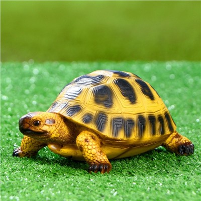 Садовая фигура из полистоуна «Черепашка», 8×18×11 см