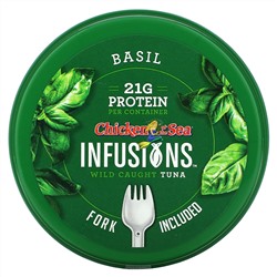 Chicken of the Sea, Infusions Wild Caught Tuna, Basil, 2.8 oz ( 80 g)