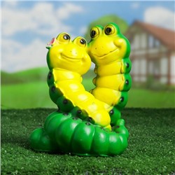 Садовая фигура из полистоуна «Гусеницы», 18×15×23 см