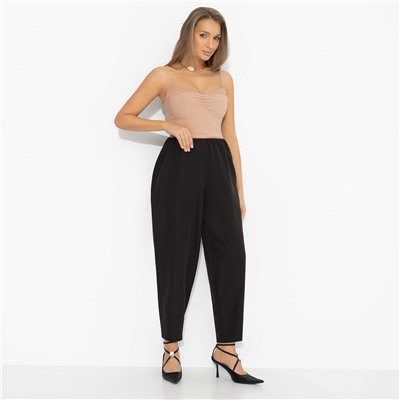 Брюки свободные с защипами, С первого шага