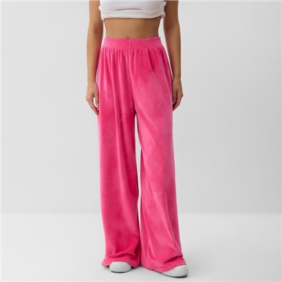 Костюм женский (толстовка, брюки) KAFTAN Plushy, размер 40-42, фуксия