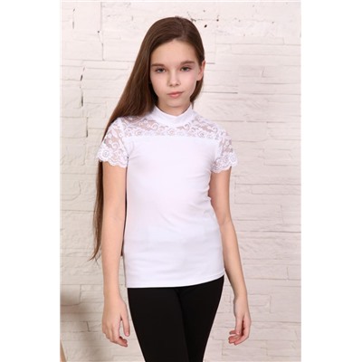 Джемпер Камелия кор. рукав (Белый)