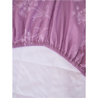 Постельное белье зима-лето из поплина с простыней на резинке - Виталина