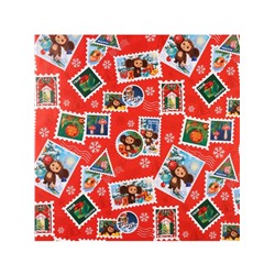 Бумага упаковочная «Новый год» 70×100 см, Чебурашка