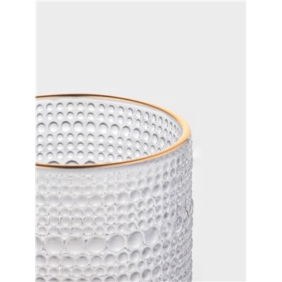 Набор стаканов «Талон», 450 мл, с золотой отводкой, 6 шт., стекло, прозрачный