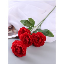 Цветы искусственные «Пион галант колор», 74×10 см, красные