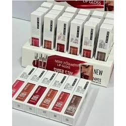 Набор перламутровых блесков для губ Miss Royal Lip Gloss Liquid, 6 шт