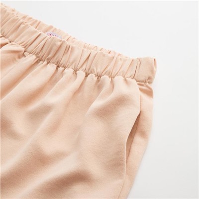 Пижама женская (рубашка, брюки) MINAKU: Light touch, бежевая, размер 52