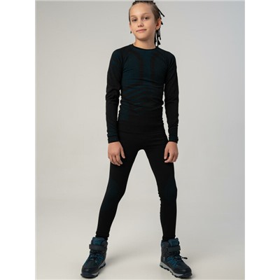 Термокомплект трикот. для мальчиков: фуфайка (футболка) с длин. рук, брюки