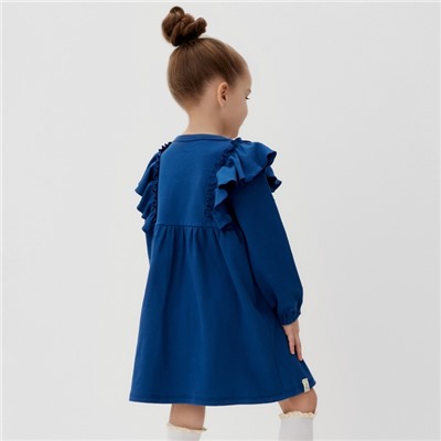 Платье детское KAFTAN Blueberry, размер 34 (122-128 см)