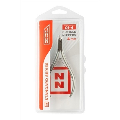 Nippon Nippers Кусачки маникюрные для кутикулы / Standard NN_NS-01-4, двойная пружина, ручная заточка, 4 мм KRISTALLER, 1110581