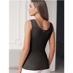 Топ облегающий из премиального хлопка с эластаном