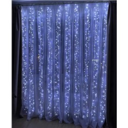Гирлянда светодиодная Занавес 3х3 м, 900 LED / GN41 /уп 50/ холодный белый