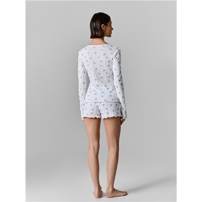 КОМПЛЕКТ ЖЕНСКИЙ (ДЖЕМПЕР, ШОРТЫ) 592614