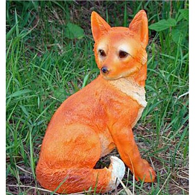 Садовая фигура из гипса «Лисица», 19×27×37 см