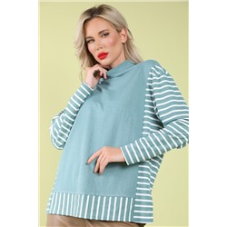 Лонгслив Найди баланс (шалфей)