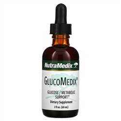 NutraMedix, GlucoMedix, Glucose/Metabolic Support, 2 oz (60 ml)