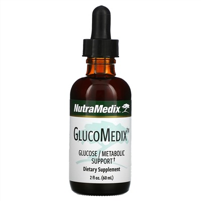NutraMedix, GlucoMedix, Glucose/Metabolic Support, 2 oz (60 ml)