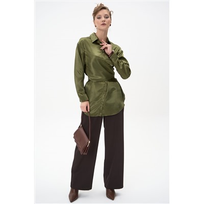 Рубашка Ямина (оливковый/уценка)
