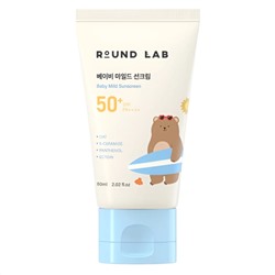 ROUND LAB Детский солнцезащитный крем / Baby Mild Sunscreen SPF50+ PA++++, 60 мл 25813