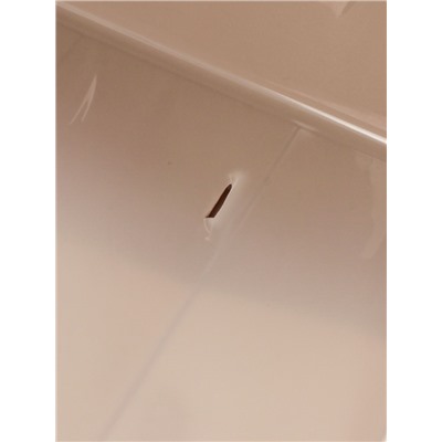 УЦЕНКА Комод 4-х секционный 55.5×44.5×87.5 см «Плетенка», цвет слоновая кость