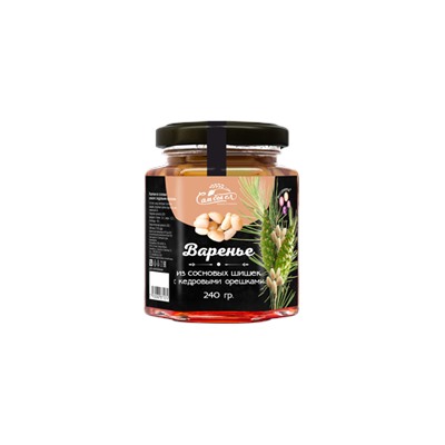 Варенье из сосновой шишки с кедровыми орешками 240 г Сам бы ел