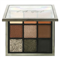 L.A. Girl, Keep It Playful Eye Palette, Downplay, 0.49 oz (14 g)