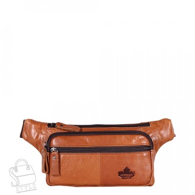 Сумка мужская кожаная 7721 brown  Zinimxs