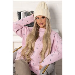 Шапка двухслойная Зимние деньки (айвори) Ш23-4М