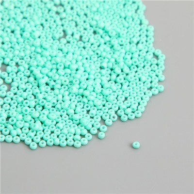 Бисер стекло 12/0 «Зелёная вода», ровный №668, 450 г