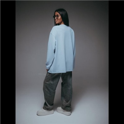 Свитшот женский Дабл (Небесный)