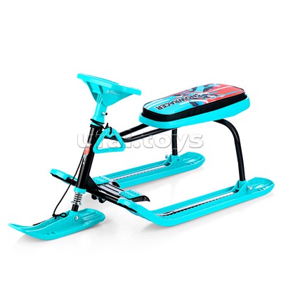 Игрушка. Снегокат "Тимка спорт 1+" (Nika kids sportbike черный каркас)