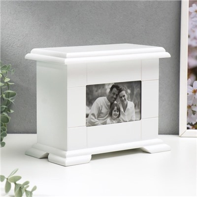 Фотоархив на 72 фото 10×15 см «Комод белый», дерево, 23×12.5×19.5