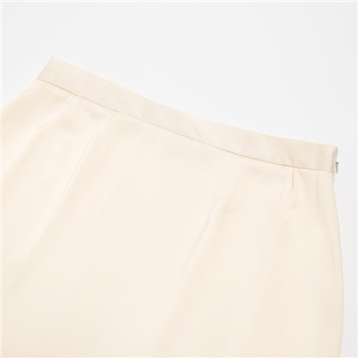 Юбка миди женская MINAKU: Silk pleasure, бежевая, размер 48