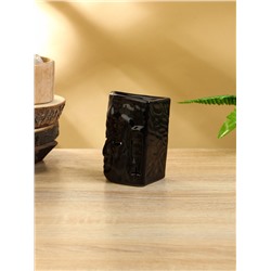 Аромалампа «Маска», керамика, чёрная