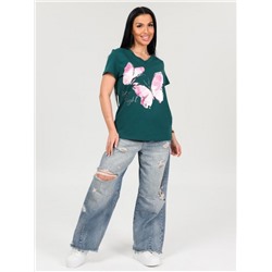 Футболка "Поликсена" (Изумрудный)