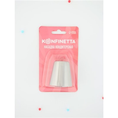 Насадка кондитерская KONFINETTA «Цветок», d=3.5 см, выход d=1.9 см, нержавеющая сталь
