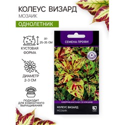 Семена цветов Колеус Визард Мозаик, 10шт