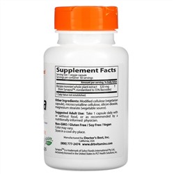 Doctor's Best, бакопа с Synapsa, 320 мг, 60 вегетарианских капсул