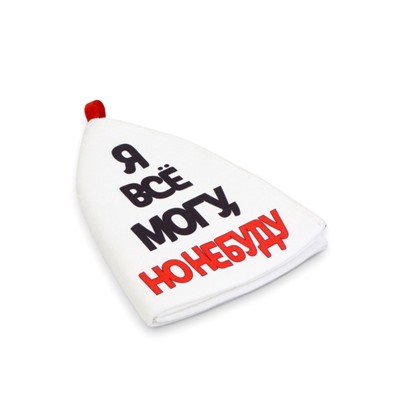 Шапка для бани и сауны, с аппликацией «Я все могу, но не буду», полиэфир 70%, шерсть 30%