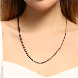 Цепочка коллекция "Дубай", покрытие посеребрение, плетение снейк, арт.213.290