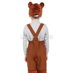 Изделие швейное "Набор карнавальный "Мишка бурый" ткань-плюш (6-9 лет, рост 122-134 см)