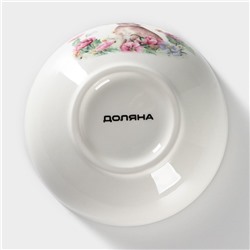 Миска Доляна «Зайка», 250 мл, d=11.3 см, фарфор