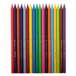 Карандаши цветные пластиковые "Meow", 18 цветов