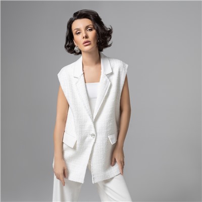 Жилет , в котором выглядишь дорого, Карьерный взлет (античный белый)