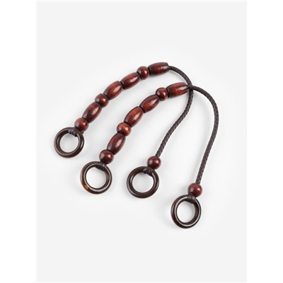 Ручки для сумки, 2 шт., 44.5×4.5 см, коричневые