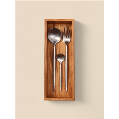 Лоток для столовых приборов и специй SL Home, 27×10×5 см, дуб